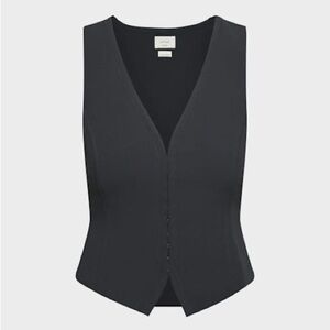 Aritzia Attire Navy Wilfred Vest